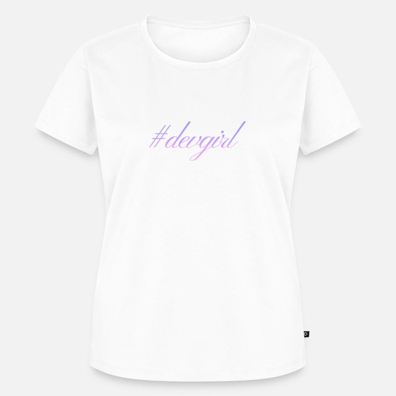 devgirl Programmer - Women's Premium Organic T-shirt - white