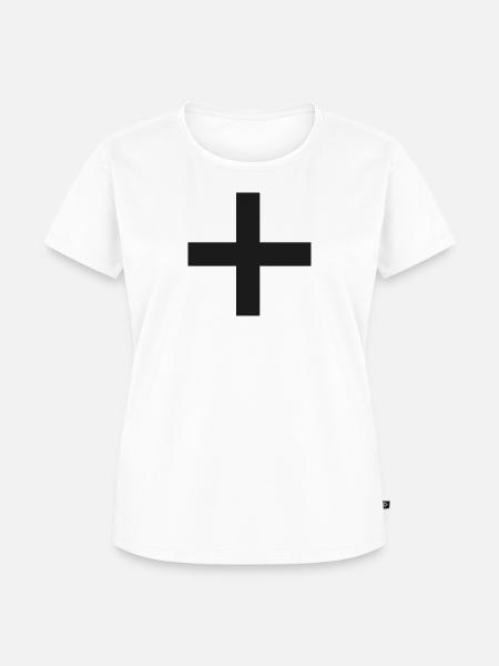 plus - Frauen Premium Bio T-Shirt - Weiß