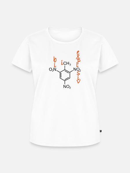 TNT - Frauen Premium Bio T-Shirt - Weiß