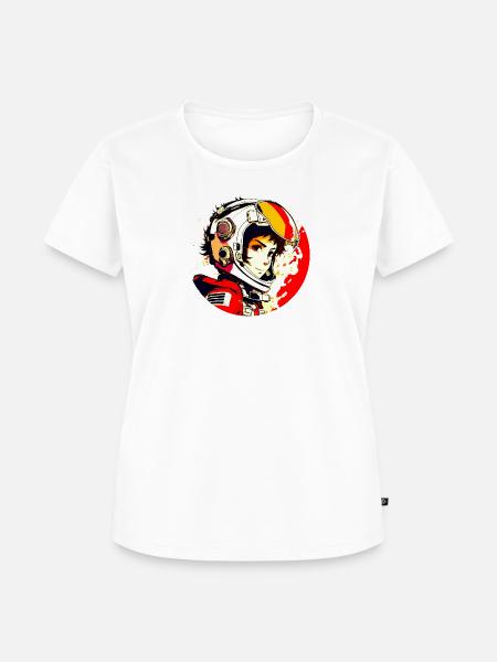 Anime Pilotin - Frauen Premium Bio T-Shirt -