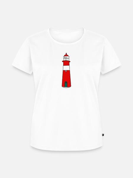Leuchtturm Zeeland - Frauen Premium Bio T-Shirt - Weiß