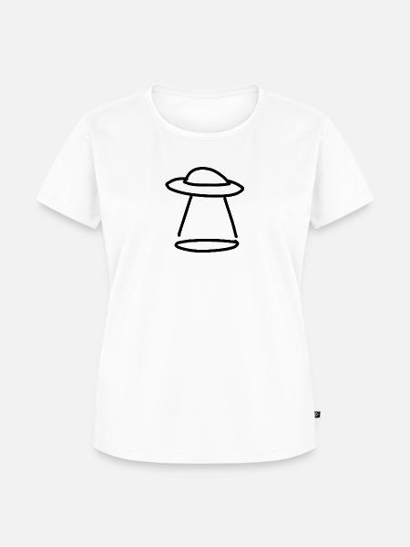 ufo - Frauen Premium Bio T-Shirt - Weiß
