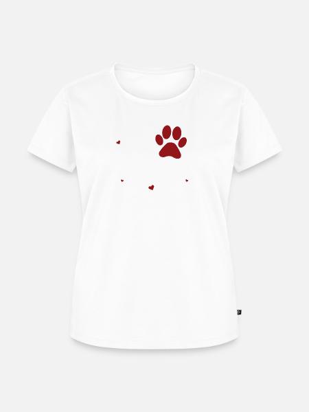 Love Paw - Frauen Premium Bio T-Shirt -