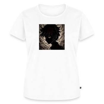 Shadow Anime - Frauen Premium Bio T-Shirt - Weiß - Vorne - AI Model Female 172 dark (172cm)
