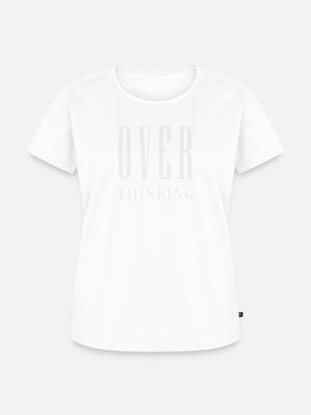 OVER THINKING - Frauen Premium Bio T-Shirt - 