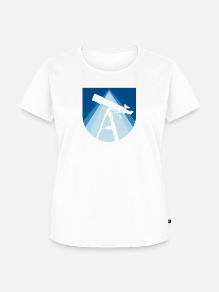 Himmelskörper Physik - Frauen Premium Bio T-Shirt - Weiß