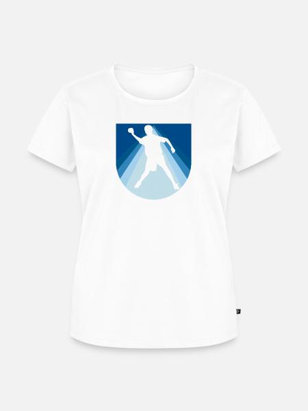 Dodgeballspieler Mannschaft - Frauen Premium Bio T-Shirt - Weiß
