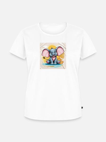 Baby Elefant - Frauen Premium Bio T-Shirt -
