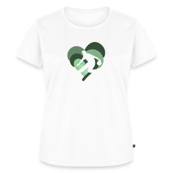Bowling Strike Bowlingkugel - Frauen Premium Bio T-Shirt - Weiß - Vorne - AI Model Female 172 dark (172cm)