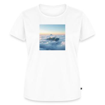 Surreal dreamscape - Women's Premium Organic T-shirt - white - Front - AI Model Female 172 dark (172cm)