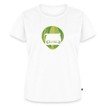Autor Tinte Schreibmaschine - Frauen Premium Bio T-Shirt - Weiß - Vorne - AI Model Female 172 dark (172cm)