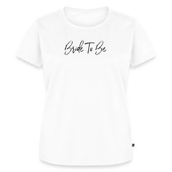 Bride To Be - Women's Premium Organic T-shirt - white - Front - AI Model Female 172 dark (172cm)