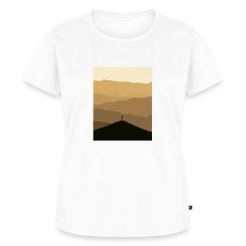 Summit - Women's Premium Organic T-shirt - white - Front - AI Model Female 172 dark (172cm)