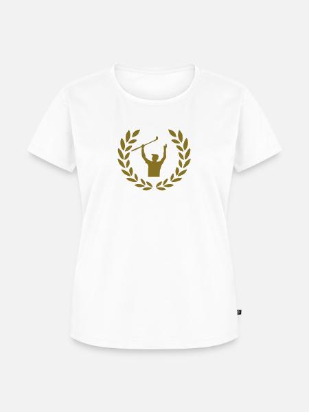 Golf - Frauen Premium Bio T-Shirt - Weiß