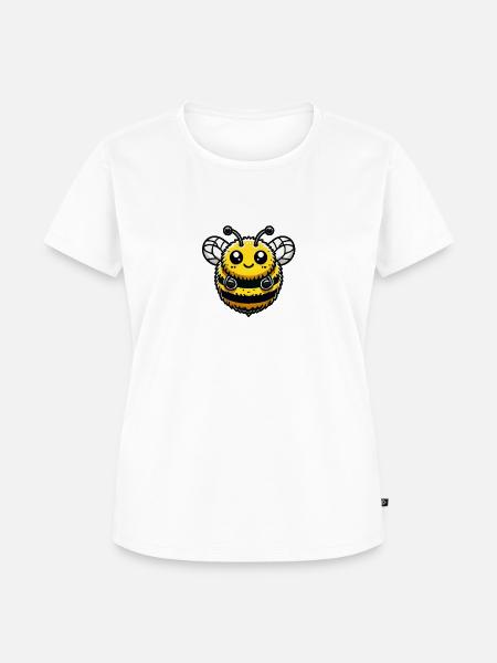 hummel biene - Frauen Premium Bio T-Shirt - Weiß