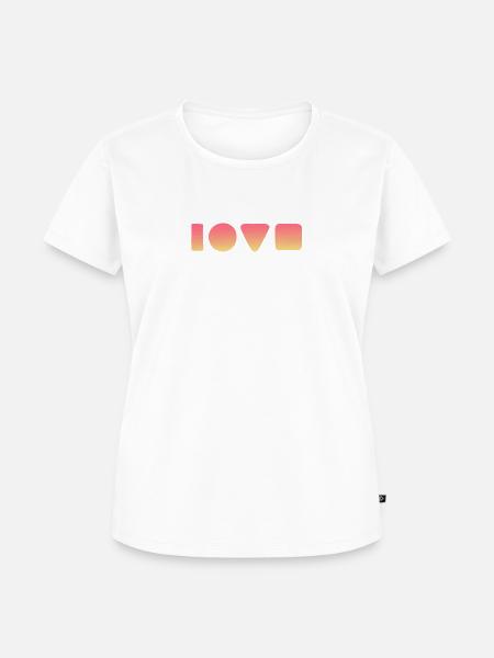 Liebe - Frauen Premium Bio T-Shirt - Weiß