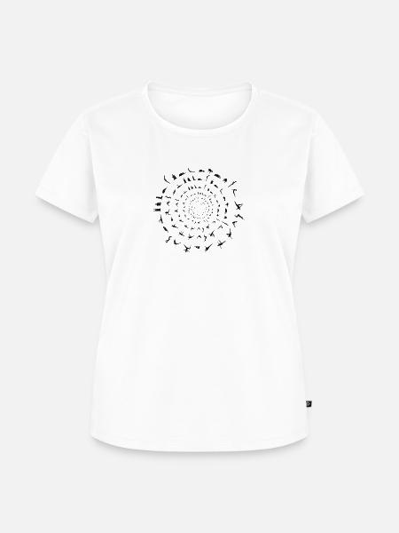 Yoga - Frauen Premium Bio T-Shirt - Weiß