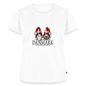 Nisser Gnome Danemark Dannebrog Wilsigns - T-shirt Premium bio Femme - blanc - Devant - AI Model Female 172 dark (172cm)