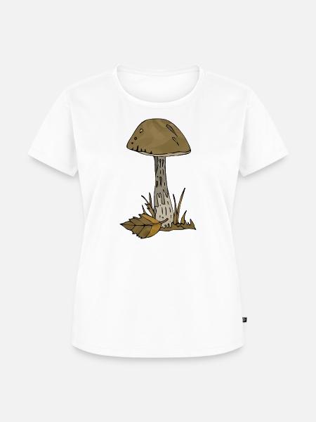 Pilz - Frauen Premium Bio T-Shirt - Weiß