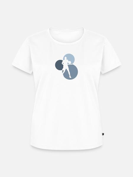 Hoop Hooping - Frauen Premium Bio T-Shirt - Weiß