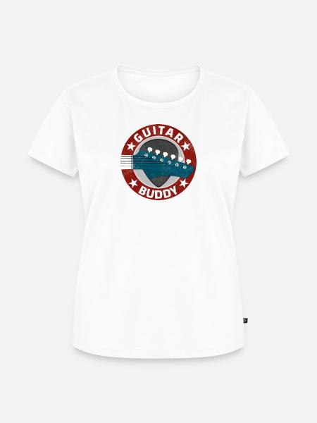 Guitar Buddy - Frauen Premium Bio T-Shirt - Weiß