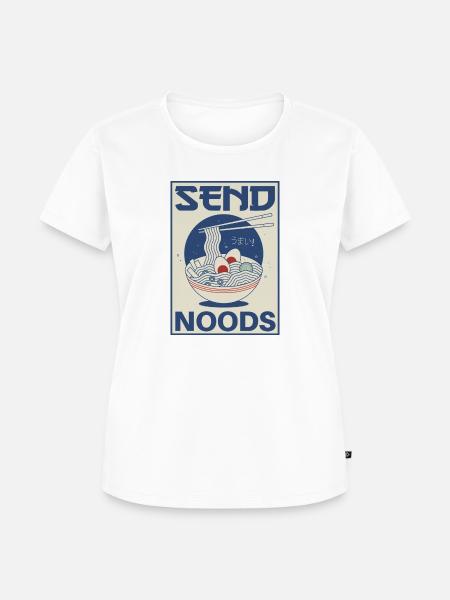 SEND NOODS - Frauen Premium Bio T-Shirt - Weiß