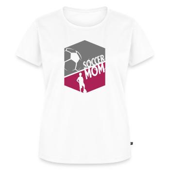 Soccer Mom - Women's Premium Organic T-shirt - white - Front - AI Model Female 172 dark (172cm)