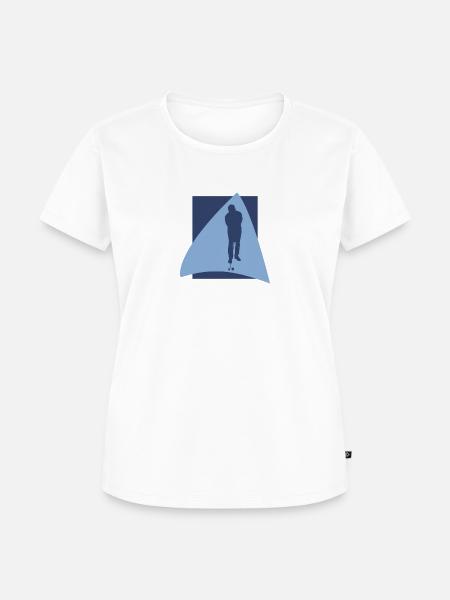 Golf Golfspieler - Frauen Premium Bio T-Shirt - Weiß