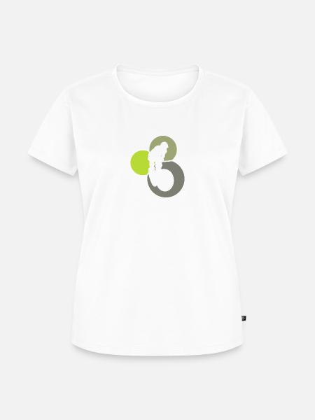 MTB Trail - Frauen Premium Bio T-Shirt - Weiß