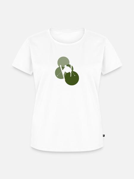 Ski Skiing Schi - Frauen Premium Bio T-Shirt - Weiß