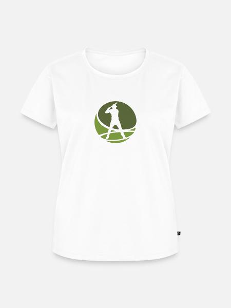 Baseballer Baseball Baseballspieler - Frauen Premium Bio T-Shirt - Weiß
