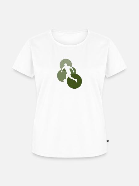 Beachball Strand Fußball - Frauen Premium Bio T-Shirt - Weiß