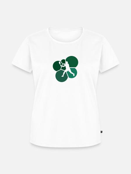 Squashschläger Schläger Schläger - Frauen Premium Bio T-Shirt - Weiß