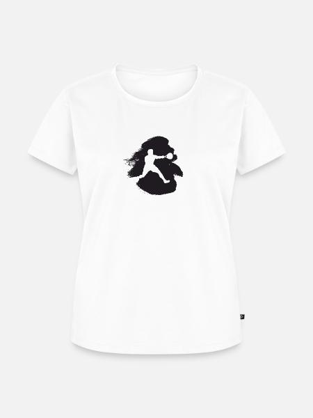 Squash Spieler Squashschläger Squash - Frauen Premium Bio T-Shirt - Weiß