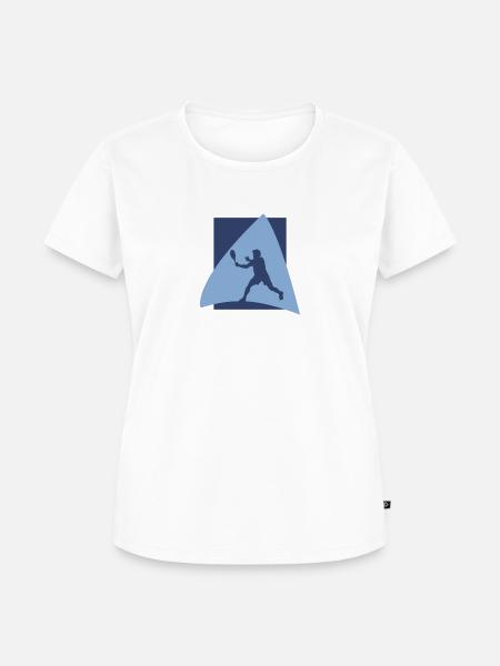 Schläger Squash Schläger Squashspieler - Frauen Premium Bio T-Shirt - Weiß