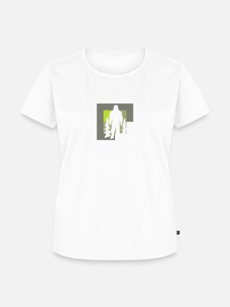 Big foot Lochness Lochness - Frauen Premium Bio T-Shirt - Weiß