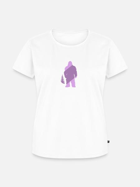 Lochness Lochness Bigfoot - Frauen Premium Bio T-Shirt - Weiß
