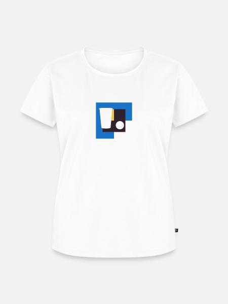 Beerpong Bierpong Bier - Frauen Premium Bio T-Shirt - Weiß