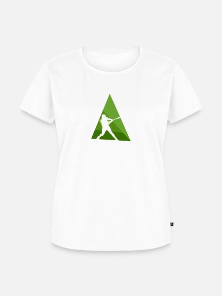 Softball Softball Spieler Softball - Frauen Premium Bio T-Shirt - Weiß