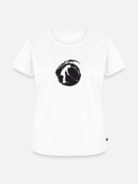 Golfspieler Golf - Frauen Premium Bio T-Shirt - Weiß