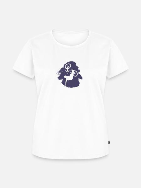 Mountainbiking Mountainbiking MTB - Frauen Premium Bio T-Shirt - Weiß