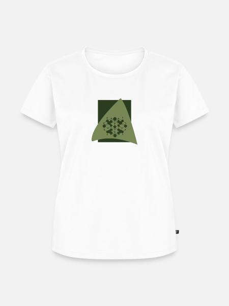 Cryptowährung Blockchain Bitcoin - Frauen Premium Bio T-Shirt - Weiß