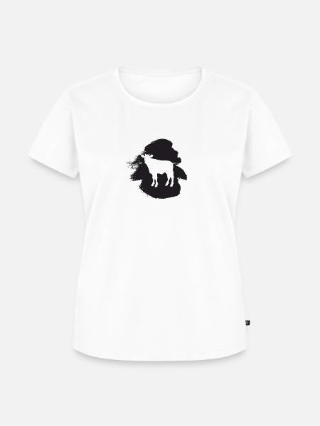 Rind Milch Kühe - Frauen Premium Bio T-Shirt - Weiß