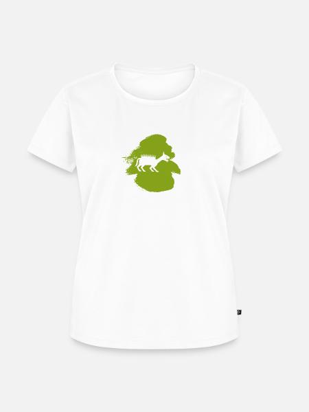 Fabeltier Bigfoot Bigfoot - Frauen Premium Bio T-Shirt - Weiß