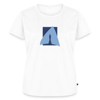 Échiquier Évêque Évêque - T-shirt Premium bio Femme - blanc - Devant - AI Model Female 172 dark (172cm)