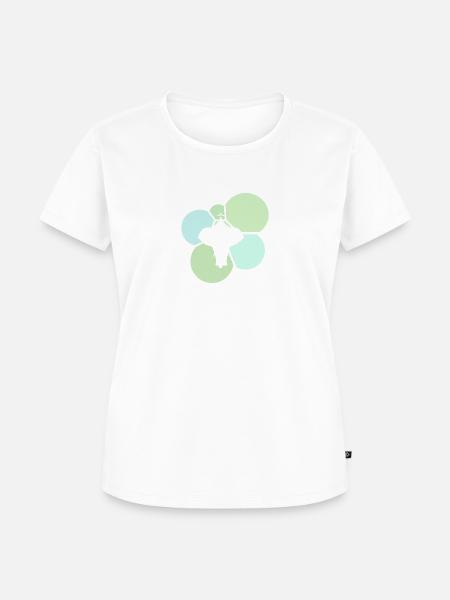 Zirkuszelt Elefant Clown - Frauen Premium Bio T-Shirt - Weiß