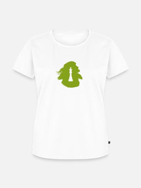 Schachbrett Schachmatt Schachmatt - Frauen Premium Bio T-Shirt - Weiß