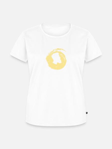 Bart Schnurrbart Gesichtsbehaarung - Frauen Premium Bio T-Shirt - Weiß