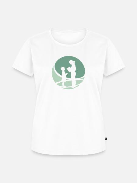 Grundschule Abi - Frauen Premium Bio T-Shirt - Weiß