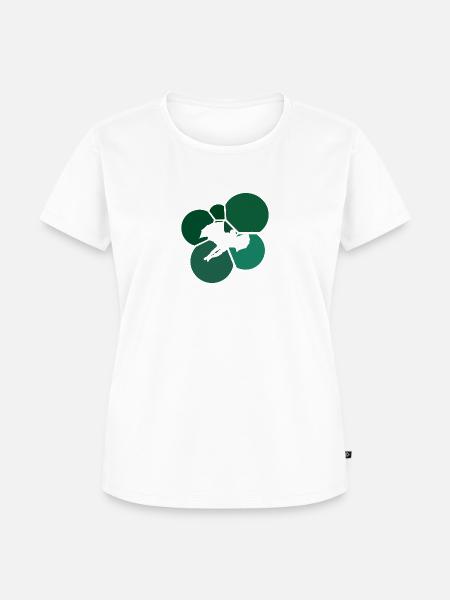 Wingsuit Fliegen Stuntman - Frauen Premium Bio T-Shirt - Weiß